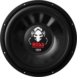 BOSS Audio Systems P12SVC Phantom Series 12 Inch Car Subwoofer - 1600 Watts Max, Single 4 Ohm Voice Coil, Sold Individually,