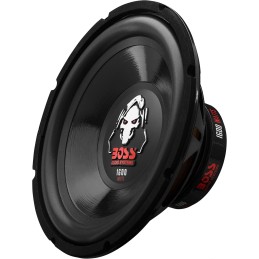 BOSS Audio Systems P12SVC Phantom Series 12 Inch Car Subwoofer - 1600 Watts Max, Single 4 Ohm Voice Coil, Sold Individually,