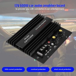 KSTE Auto Subwoofer 12V, 12V 600W Auto High Power Digital Audio Subwoofer Verstärker-Brett