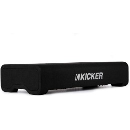 KICKER TRTP 12-inch (30cm) Thin Down Firing Subwoofer and Passive Radiator Enclosure, 2-Ohm, RoHS Compliant