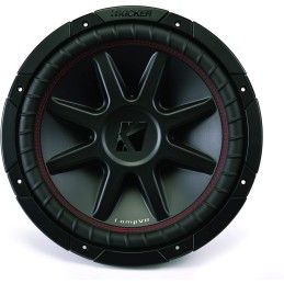 Kicker 12" 800 Watt CompVR 4 Ohm DVC Sub Woofer Car Power Subwoofer | 43CVR124