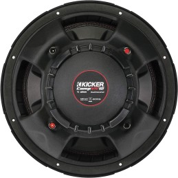 Kicker 12" 800 Watt CompVR 4 Ohm DVC Sub Woofer Car Power Subwoofer | 43CVR124