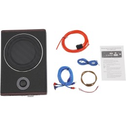 SUBKUDY Edelstahl Ultradünner Kompakt Lautsprecher Auto KFZ Untersitz Aktiv Subwoofer Car Audio 12V 600W Aktiv Passiv Car Audio