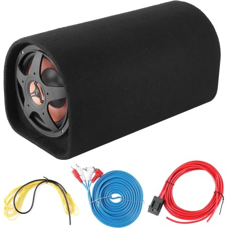 Aramox Car Subwoofer, 12V Car Subwoofer Car Bass Speakers Large Consumption Audio Modification Sound Amplifier