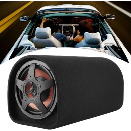 Aramox Car Subwoofer, 12V Car Subwoofer Car Bass Speakers Large Consumption Audio Modification Sound Amplifier