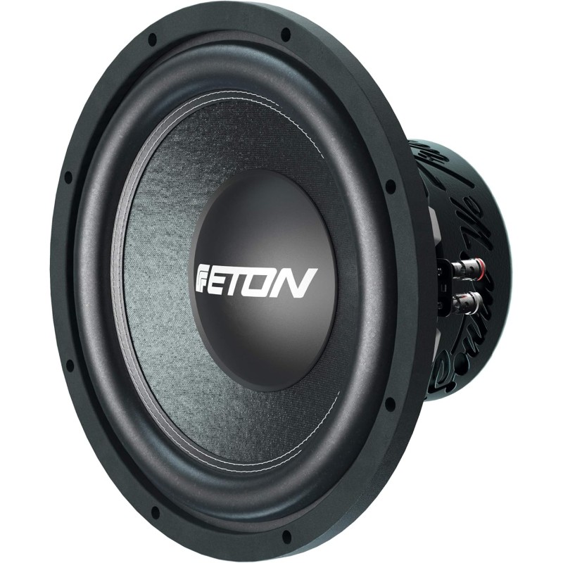 ETON PW 12: Kräftiger 30 cm / 12 Zoll Langhub Woofer, Bass fürs Auto, Bass Lautsprecher mit Ferritmagnet, handgeschöpfter