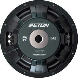 ETON PW 12: Kräftiger 30 cm / 12 Zoll Langhub Woofer, Bass fürs Auto, Bass Lautsprecher mit Ferritmagnet, handgeschöpfter