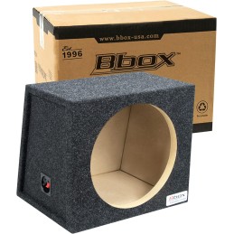 Atrend Bbox Single Sealed 12 Inch Subwoofer Enclosure - Car Subwoofer Boxes & Enclosures - Premium Subwoofer Box Improves Audio