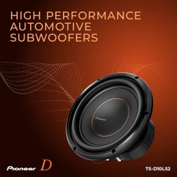 Pioneer TS-D12D2 12" D-Series Component Car Subwoofer, 2Ω Stable