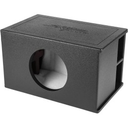 Skar Audio AR1X12V Single 12" Universal Fit Armor Coated Ported Subwoofer Box with Kerf Port