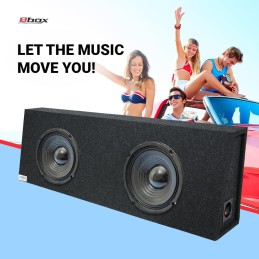 Bbox Dual Sealed 12 Inch Subwoofer Enclosure - Pro Series Dual Sealed Car Subwoofer Boxes & Enclosures - Premium Subwoofer Box