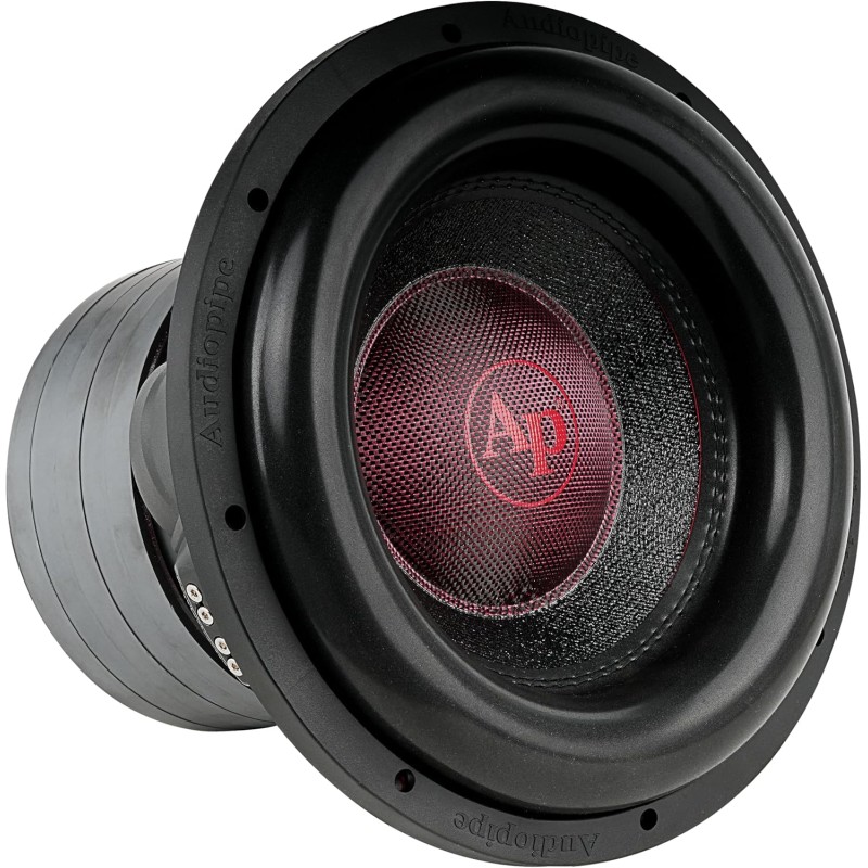 Audiopipe 15“ Quad Stack Composite Cone Subwoofer (TXX-BDC-IV-15), Superior Performance, 2800W, 3.3" BASV Voice Coil, 4 Magnets,