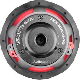 Audiopipe 15“ Quad Stack Composite Cone Subwoofer (TXX-BDC-IV-15), Superior Performance, 2800W, 3.3" BASV Voice Coil, 4 Magnets,