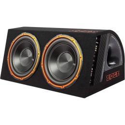 Edge Car Audio EDB12TA Twin 12 Inch Active Bass Enclosure with built in amplifier