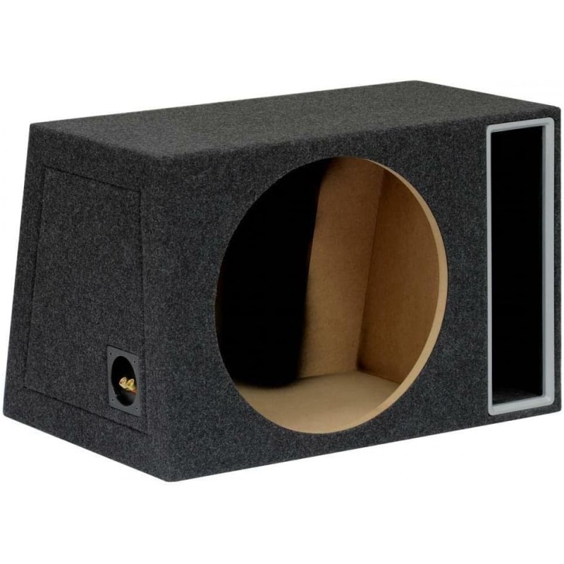 Inex Speaker Subwoofer Enclosure 15 in 38 cm MDF Black Port Car Audio Bass Box 70L IX-B1570S