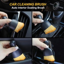 Auto Interior Dusting Brush,4 Pcs Car Interior Dust Sweeping Soft Brush,Woobrooch Car Detailing Cleaning Brush,Universal Car