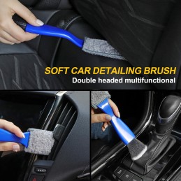 Auto Interior Dusting Brush,4 Pcs Car Interior Dust Sweeping Soft Brush,Woobrooch Car Detailing Cleaning Brush,Universal Car