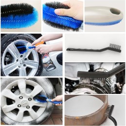 Didilor Car Cleaning Kit 12PCS Car Detailing Kit Wheel Cleaning Brush Tyre Brush Wire Brush Exterior and Interior car washing