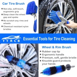 27Pcs Car Detailing Kit, Car Detailing Brush Set, Auto Detailing Drill Brush Set, Car Detailing Brushes, Car Wash Kit, Car