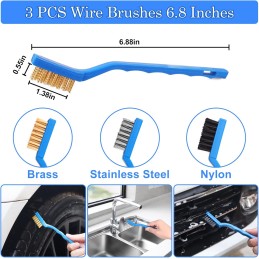 27Pcs Car Detailing Kit, Car Detailing Brush Set, Auto Detailing Drill Brush Set, Car Detailing Brushes, Car Wash Kit, Car