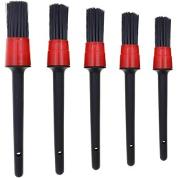 Car Detailing Brushes - 5 Pcs Car Brushes for Detailing, Auto Detailing Brushes for Cleaning Wheels, Interior, Exterior,