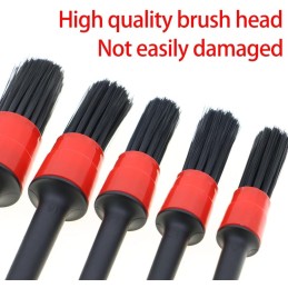 Car Detailing Brushes - 5 Pcs Car Brushes for Detailing, Auto Detailing Brushes for Cleaning Wheels, Interior, Exterior,