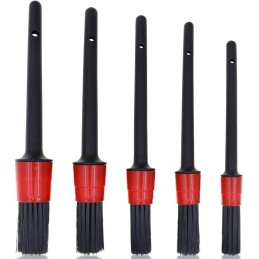 Car Detailing Brushes - 5 Pcs Car Brushes for Detailing, Auto Detailing Brushes for Cleaning Wheels, Interior, Exterior,