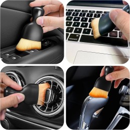 MOSTFUN 6 PCS Car Detailing Brushes Set, Car Cleaning Brush Car Interior Detailing Brush Ultra Soft Cleaning Brush Dust Removal