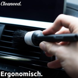 Cleaneed PREMIUM Detailing Pinsel Set [5 STÜCK] – Schonende & einfache Reinigung - Universal anwendbar - Für Alufelgen, Auto