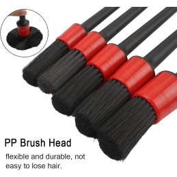 10 Pieces Car Detail Brush Set, Car Cleaning Brush Automotive Detail Cleaning Brushes Fiber Auto Car Detailing Brush for