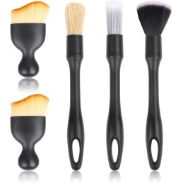 Car Cleaning Brush, 3pcs Car Detailing brushes, Car Interior Brush, Car Dust Brush, Car Interior Dust Sweeping Soft Brush, Soft