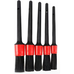 AHXP car detailing brushes detailing brushes, 5 pack car wash brush car detail cleaning brushes for cleaning wheels, engine,