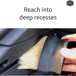 CarMax Car Interior Detailing Brush, for dusting and cleaning - long bristles to access all awkward areas - an essential part of