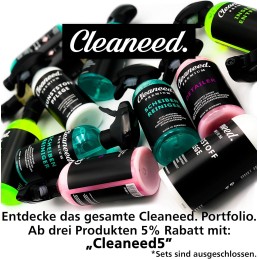 Cleaneed PREMIUM Leder- und Textilbürste – Extra schonend - Einfache Pflege & Reinigung - Reinigungsbürste für Polster, Leder,