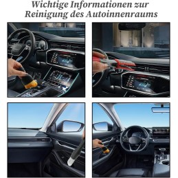 Auto Pinsel Innenraum, 5 Stück Pinsel Autoreinigung, Auto Detailing Pinsel, Reinigungspinsel Auto Set, Auto Bürste, Car Dust