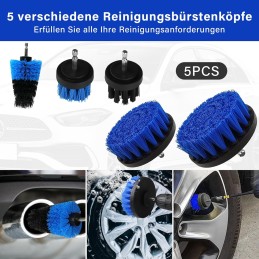 Auto Reinigungsset, 31Pcs Autopflege Set Auto Detailingbürste Auto Wäsche Set Staubentfernungsbürste für Auto Innenraum und