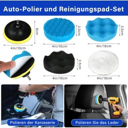 Auto Reinigungsset, 31Pcs Autopflege Set Auto Detailingbürste Auto Wäsche Set Staubentfernungsbürste für Auto Innenraum und