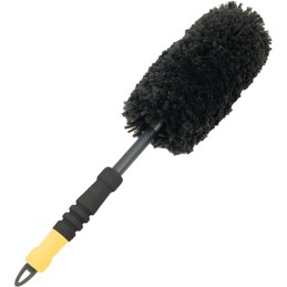 Meguiar's X1902EU Supreme Wheel Brush - Felgenbürste, Medium, Schwarz