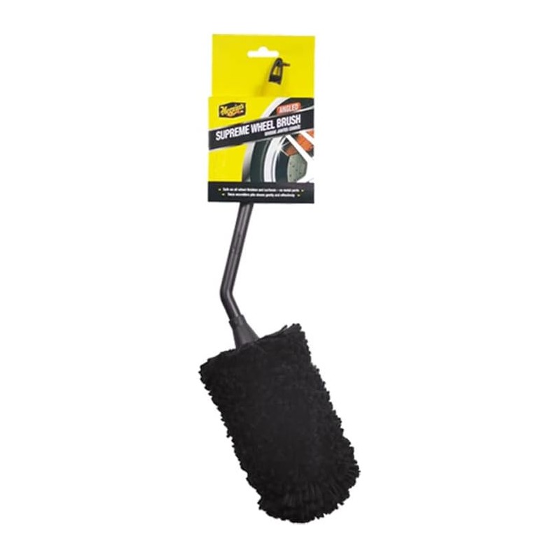 Meguiar's X1902EU Supreme Wheel Brush - Felgenbürste, Medium, Schwarz