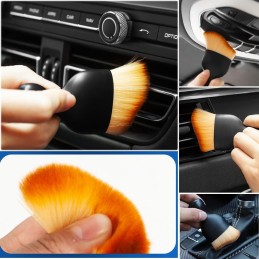 lohill Auto Detailingbürste staubpinsel,4 Stück Auto Reinigungsbürsten Car Interior Detailing Brushes reinigungspinsel, Auto