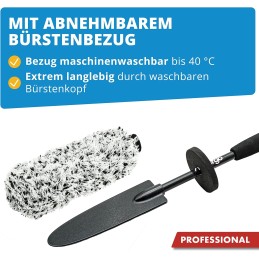 LICARGO® Mikrofaser Felgenbürste extra dünn - Für eine schonende Reinigung bis tief ins Felgenbett - Ideal für hochwertige