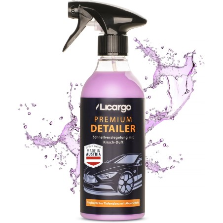 LICARGO® Detailer (500ml) - unglaublicher Glanz & Abperleffekt - schnelle Lackpflege mit Keramikversiegelung - Quick Auto als