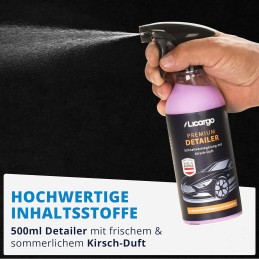 LICARGO® Detailer (500ml) - unglaublicher Glanz & Abperleffekt - schnelle Lackpflege mit Keramikversiegelung - Quick Auto als