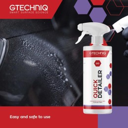 Gtechniq Quick Detailer Spray Car Polish Removes Fingerprints and Watermarks, Detailing Spray Suitable for Bodywork 250ml, Car