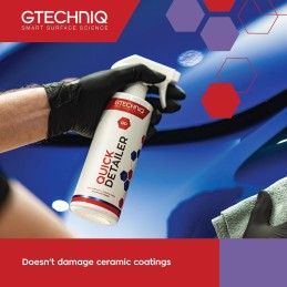 Gtechniq Quick Detailer Spray Car Polish Removes Fingerprints and Watermarks, Detailing Spray Suitable for Bodywork 250ml, Car