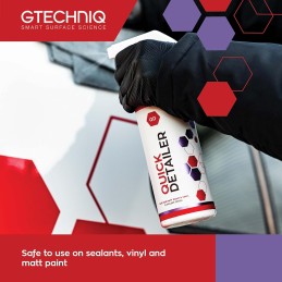 Gtechniq Quick Detailer Spray Car Polish Removes Fingerprints and Watermarks, Detailing Spray Suitable for Bodywork 250ml, Car