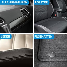 PRINOX® Profi Auto Innenraum Reiniger Set 500ml - Cockpitpflege für die Innen Reinigung von Kunststoff, Polster, Leder &