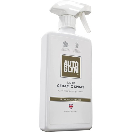 Autoglym Rapid Ceramic Spray Ultra Hydrophobic, 500ml - Tropical Scented Ceramic Coating Car Spray Wax For Superior Paintwork