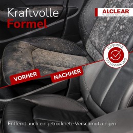 ALCLEAR Cockpitpflege Auto Reiniger - Innenraumreiniger - 100% Sauberkeit - Universal Cockpit für professionelle Reinigung des