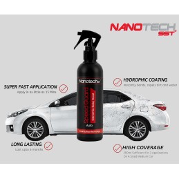 Nanotech SST Premium Car Wax Spray 250ml - Replaces Car Wax, Instant Paint Protection Detailing spray Seal, Enhances Car Shine |